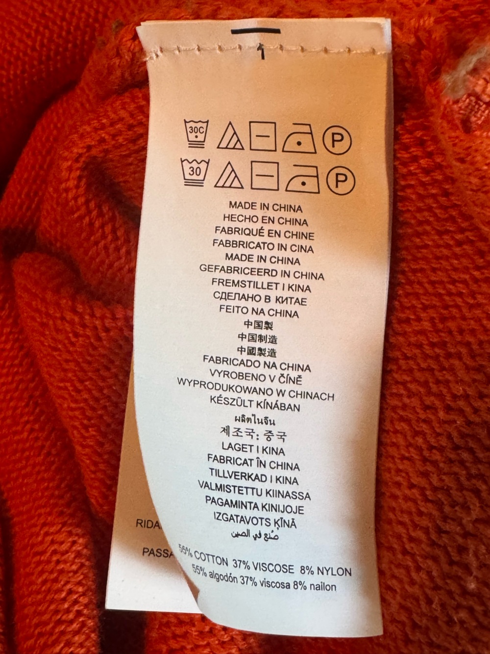 Michael Kors Women's Bright Orange Boatneck Pullover medium - Picture 10 of 10